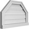 Ekena Millwork Octagonal Top Surface Mount PVC Gable Vent w/ 2"W x 2"P Brickmould Sill Frame, 24"W x 16"H GVPOT24X1603SF - alternate 4